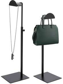 1 Giá Trưng Bày Túi Xí Tuyệt Đẹp – Giá đỡ bằng thép không gỉ có thể điều chỉnh độ cao, có sẵn màu vàng/đen/bạc; Đa năng dùng để trưng bày túi xách, mũ và trang sức, phù hợp cho gia đình, cửa hàng thời trang và cửa hàng bán lẻ phụ kiện; Dễ lắp đặt, chống gỉ và bền. - Nhiều màu - Xem 10