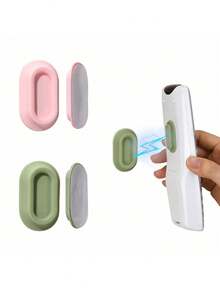 1 pièce Support magnétique pour télécommande, support mural auto-adhésif sans trace pour le rangement des télécommandes, support pour télécommandes, chargeurs, rangement de produits ménagers