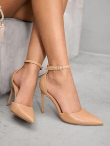 CUCCOO SZL Pointed Toe Stiletto High Heel Sexy Women's Pumps, Suitable For Summer Vacation, Night Out, Party, Club Wear - Apricot - View 8