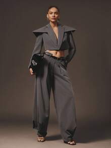 Hauture 女士时尚通勤短款夹克