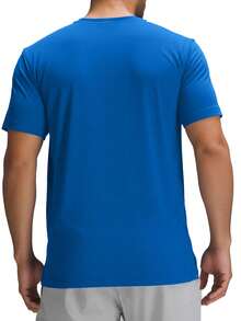 Men's T-Shirts Blue - Blue - View 2