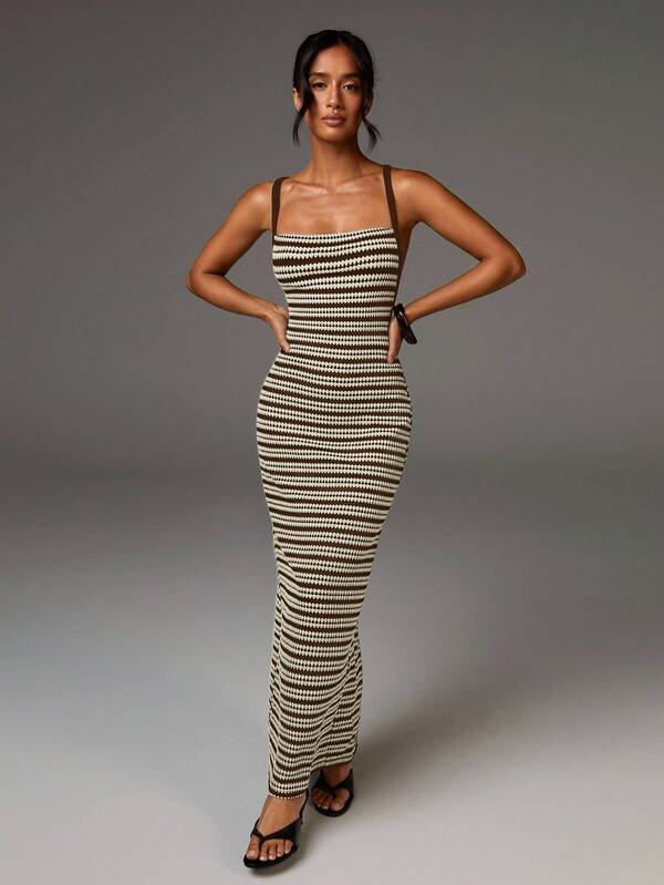 Athîral Women's Fashion Vacation Casual Spaghetti Strap Dress