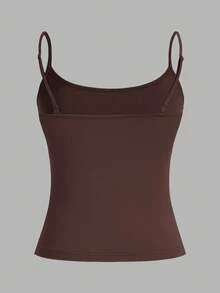 SHEIN EZwear 3 件套休闲性感吊带背心套装，修身夏季