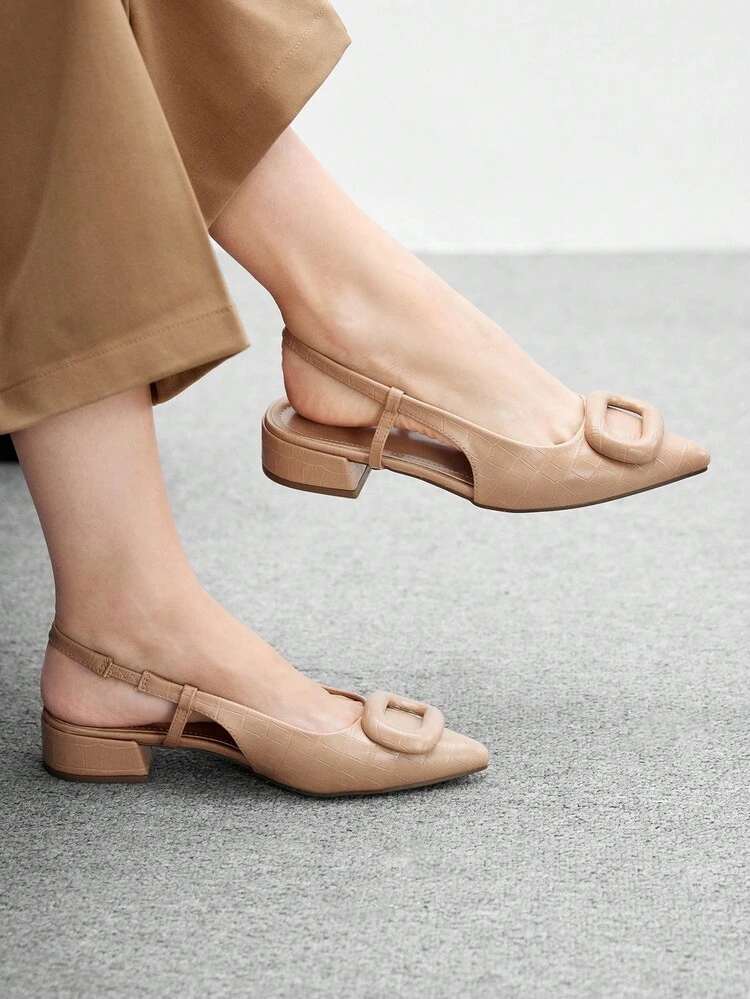 CUCCOO BIZCHIC Women's Fashion Versatile Pointed Toe Flat Shoes For Christmas Spring Shoes