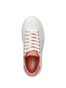 US Polo Assn Klassische, bequeme, lässige Mode Kontrastfarben Plateau-Sneaker mit Schnürung