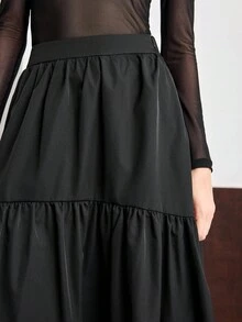 Ontre Váy xòe đen cho nữ, Trang phục thanh lịch tinh tế, Trang phục công sở hiện đại, giản dị, Văn phòng, Phong cách sang trọng kín đáo, Thời trang sân bay chất lượng cao, Trang phục dự tiệc đa năng, Trang phục thiết yếu cho Giáng sinh, Thời trang công sở hiện đại, giản dị, Trang phục công sở nữ giản dị, Phong cách quý tộc cổ điển, Phong cách thoải mái, Đi làm ở đô thị cao cấp, Trang phục sân bay chất lượng cao dành cho nữ, Chất liệu cao cấp, Du thuyền cao cấp, thanh lịch, cổ điển Trang phục du thuyền cao cấp, thanh lịch, cổ điển - màu đen - Xem 5
