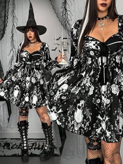 Whyspr 万圣节大码连衣裙