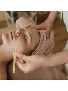 1 件青铜穴位按摩棒，不锈钢穴位按摩笔，适用于全身、眼周、面部经络、足底 - 彩色 - 查看 2