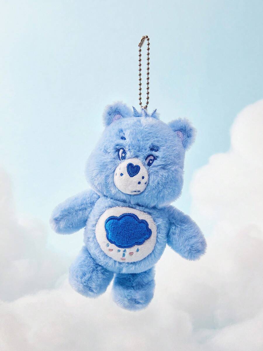 SHEIN X Care Bears 1 件熊包挂饰，蓝色吊坠，可挂在包上，装饰背包 - 藍色 - 查看 1
