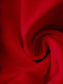 GlowEve 女式休闲圆领长袖蝴蝶结运动衫，秋冬 - 紅色 - 查看 4