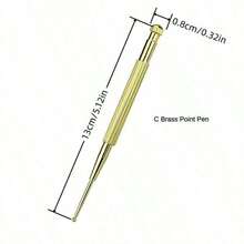 1 件青铜穴位按摩棒，不锈钢穴位按摩笔，适用于全身、眼周、面部经络、足底 - 彩色 - 查看 6
