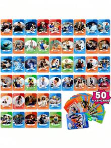 1SET Toddler Flash Cards Realistic Photo Fruits Vegetables Sports Occupations Behavior Preschool Learning Toys For Brain Development Attention - Multicolor - View 8