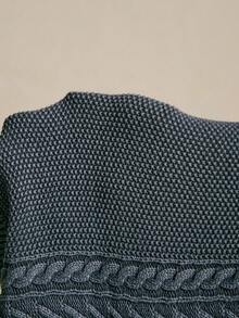 SoleilVie 圆领水洗毛衣，秋冬 - 黑色 - 查看 7