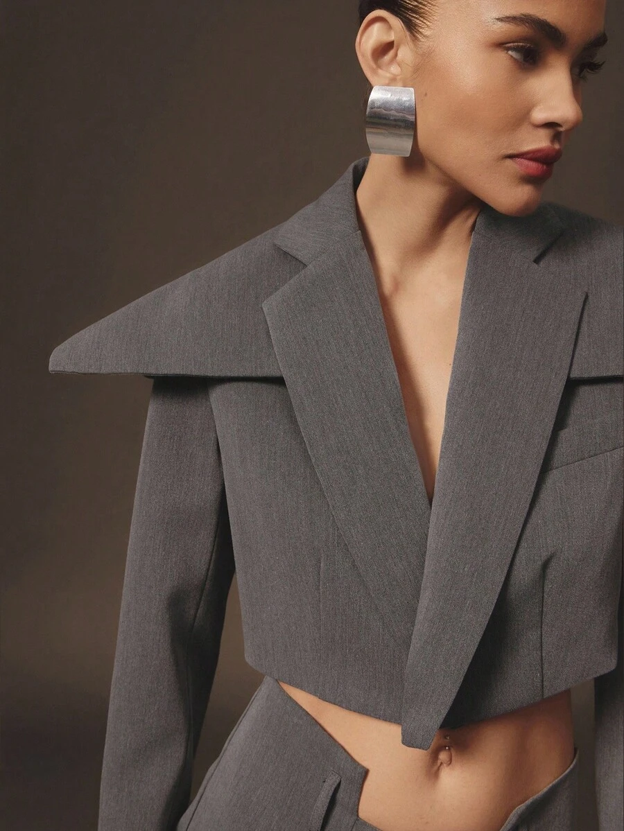 Hauture 女士时尚通勤短款夹克