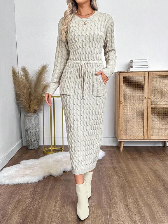 fitted sweater dresses for fall 9 Sweater Dress Styles To Try this Fall