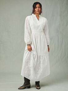 Freevana Váy cỡ lớn Quần áo mùa thu cho phụ nữ Váy mùa đông Váy dự tiệc cưới Giáng sinh cho phụ nữ Váy cưới dân sự Váy thanh lịch Váy sang trọng Váy trắng Sang trọng Thanh lịch Cổ tích Thêu ren Trang phục đi chơi Váy cho sự kiện đám cưới Phụ nữ Phong cách tiền cũ Dễ thương Phương Tây Boho Đồng quê Toàn màu trắng - Nhiều màu - Xem 1