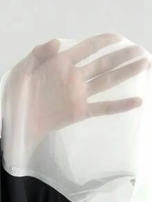 Elenzga Christmas Plus Size Color Block Lace-Up Midi Dress, Suitable For Daily Commute, Party And Other Occasions - Embrace Your Inner Shadow Dark Feminine Fashion