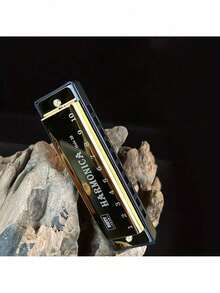 1pc Metal Diatonic 10-Hole Professional Blues Harmonica, Suitable For Beginners Mini Instruments, Guitar Pick, Round Harmonica, Harmonica, Instrument, Clarinet, Harmonica, Instrument, Clarinet, Music Instrument, Triangle Instrument, Professional Guitar, Harmonica, Music, Instrument, Metal Harmonica, Acoustic Guitar,Ggongi,Music,Harmonica,Harmonica,Music,Instrument - Multicolor - View 7