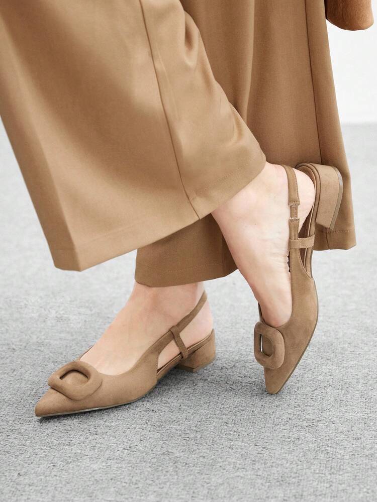 CUCCOO BIZCHIC Women's Fashion Versatile Pointed Toe Flat Shoes For Christmas Spring Shoes