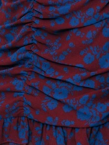 Nöista Jesienna sukienka o trójwymiarowym, plisowanym wzorze, który podkreśla talię i podkreśla figurę. Subtelne falbany zdobią ramiona i mankiety, tworząc słodki, warstwowy efekt. Idealna na jesień i zimę. Idealna na randki, imprezy i inne stylowe okazje. - Wielokolorowe - Zobacz 6