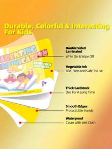 Zazumi 1SET Educational Flash Cards, Learning Toys For Early Childhood Development, Preschool Tools To Improve Attention Span, Imagination, Self-Awareness And Family Bonding - Multicolor - View 5