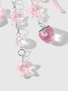 ROMWE Kawaii Keyrings & Keychains - Pink - View 6
