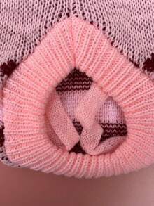 Heart-Shaped Pink Pet Sweater, Casual Pet Supplies - Baby Pink - View 6