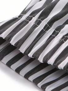 Manfinity Underwear&Sleepwear Basics 2pcs/Set Plus Size Men's Striped Airy Pants - Multicolor - View 8