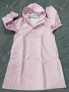 SHEIN 女士防水长款雨衣连帽风衣轻便旅行风衣夏季清凉、沙滩、旅行