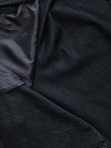 SHEIN 女童纽扣装饰优雅翻领长袖外套秋冬 - 彩色 - 查看 6