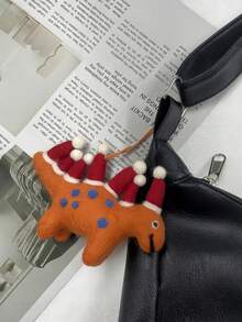 Joivida Colección adorable de llaveros con muñecas - Adorno de fieltro de lana para bolso como regalo de Acción de Gracias - Multicolor - Ver 2