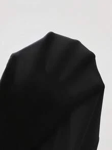 ROMWE MEN Street Life Men's Street Dark Figure Print Long Sleeve Top, Fall - Black - View 6