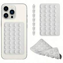 1pc 28-Piece Silicone Suction Cup Phone Holder - For Selfies And Videos, Strong Grip, Compatible With IPhone And Android - Sticky Silicone Holder, Suitable For Makeup Use, Ideal Video Recording And Photography Tool - Multicolor - View 3