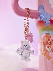 SHEIN X Care Bears 8 tấm nhận dạng phụ kiện cốc acrylic, 8 tấm trang trí tay cầm cốc hình gấu cá nhân, móc khóa, thích hợp cho cốc có tay cầm, văn phòng, gia đình, tiệc sinh nhật - Nhiều màu - Xem 5