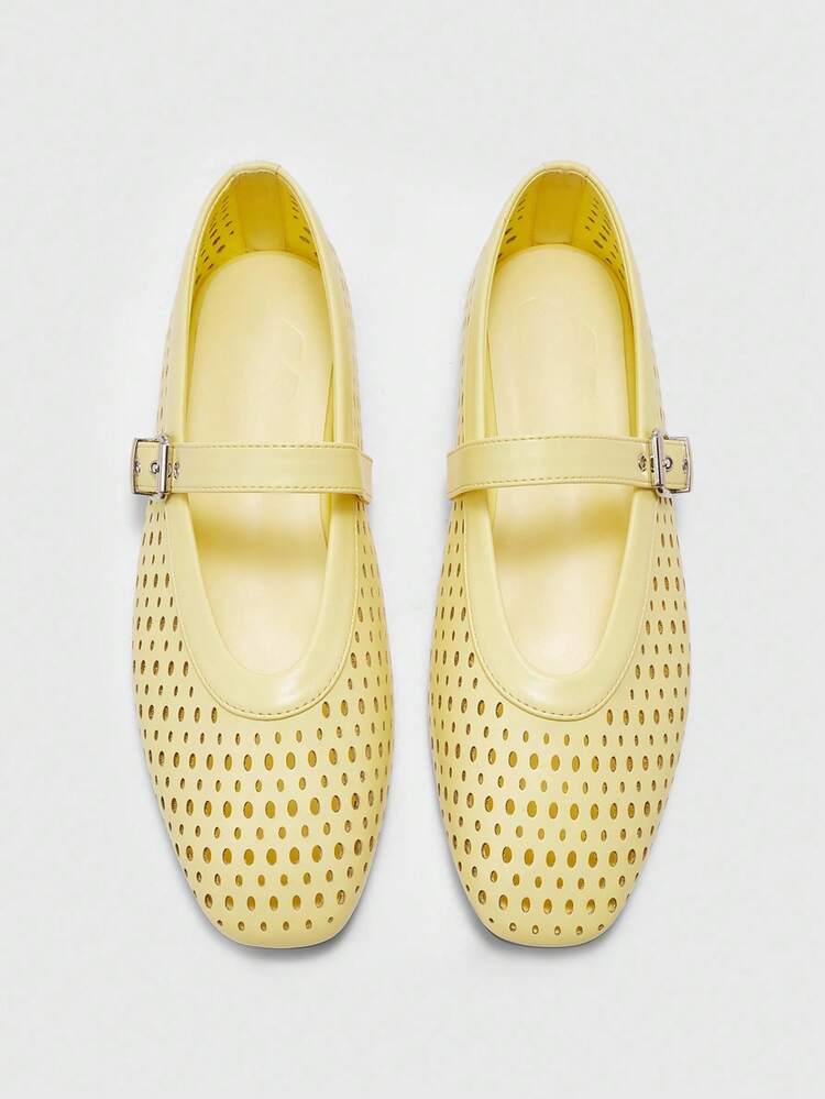CUCCOO BIZCHIC Women's Fashion Commuter Versatile Casual Mary Jane Flat Shoes For Christmas Spring Shoes