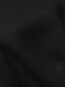 INAWLY 2 件女士休闲纯色短款抽绳连帽运动衫和运动裤套装，秋冬