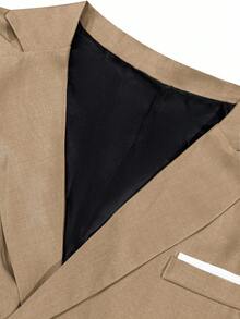 Calvornis Men's Business Casual Suit Jacket And Pants Set