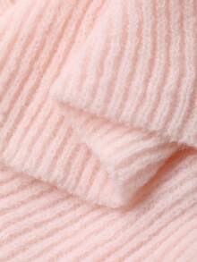 Dazy Kids Young Girl Casual Solid Color Ruffle Trim Cardigan - Pink - View 7