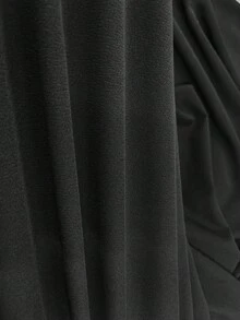 SHEIN Clasi Women's Simple Office Lady Style Long Sleeve Jacket & Pocket Design Pants Suit Set, Versatile For Commuting Fall Cloth For Women - Black - View 6