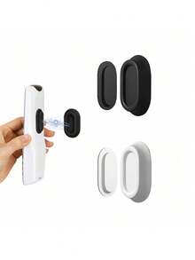 1 pièce Support magnétique pour télécommande, support mural auto-adhésif sans trace pour le rangement des télécommandes, support pour télécommandes, chargeurs, rangement de produits ménagers