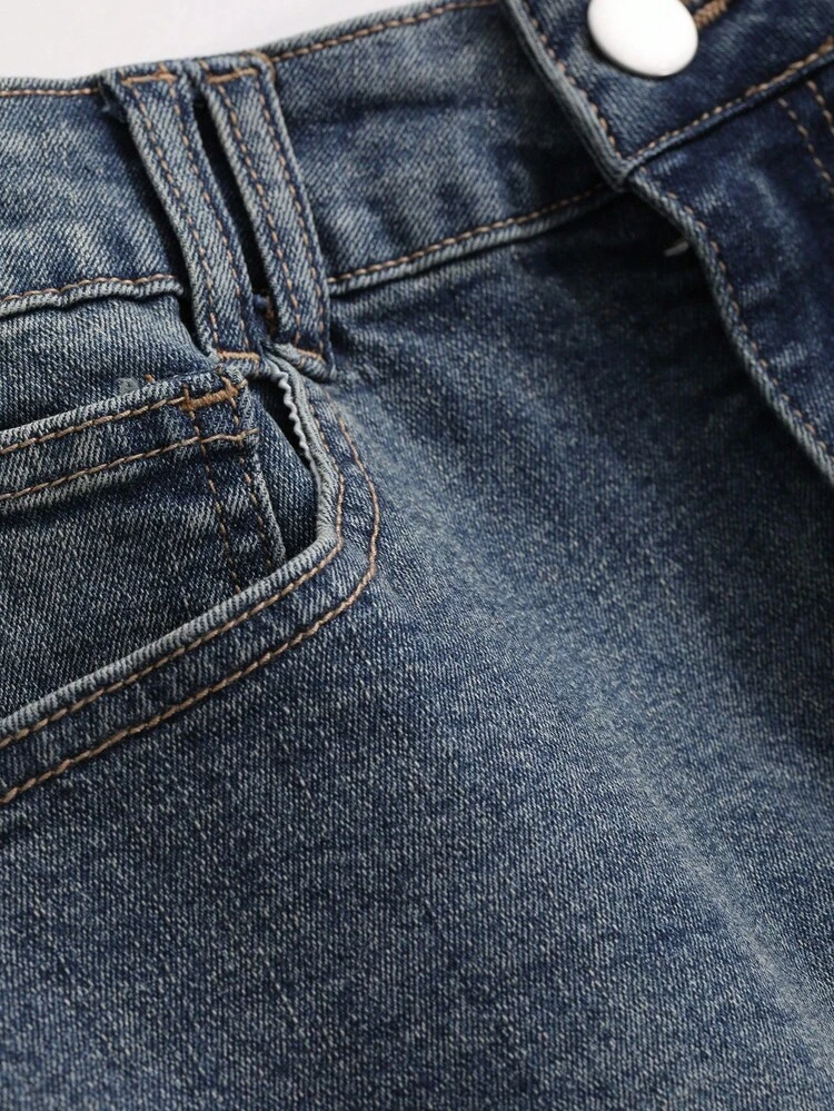 Women's Slim Fit Denim Shorts Jorts