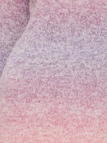 Nöista 渐变色修身长裙，粉色针织和薰衣草色调，长袖，非常适合女性优雅的晚会和正式场合。 - 粉色 - 查看 14