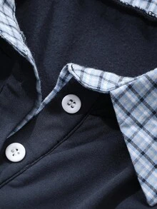 DAZY Women Polo Long Sleeve T-Shirt In Solid Color,Fall Clothes