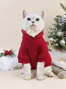 PETSIN 1pc Cute Pet Christmas Sweatshirt - Multicolor - View 4