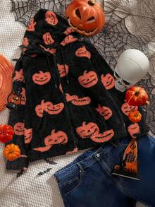 Comfylo Jaket Bulu Wanita Ukuran Besar, Hangat Nyaman Kasual Formal Malam Musim Gugur Musim Dingin, Pakaian Hitam untuk Pesta Rave Cokelat Musim Gugur Halloween Natal - MultiWarna - View 2