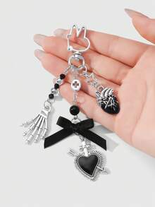 ROMWE Goth Keyrings & Keychains - Multicolor - View 4