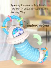 Zazumi Accordion Toy For Kids Educational Musical Instrument Sensory Learning Toy With Bumpy Texture Improves Grip Strength Enhances Focus Music Education For Toddlers Baby Early Development Interactive Play Parent-Child Bonding Gift - Multicolor - View 2