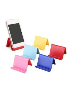 1pc Foldable Phone Stand, Adjustable Tablet Holder For Desk, Portable Desktop Cell Phone Stand, Universal Hands-Free Mount, Collapsible Non-Slip Cradle Dock, Office Accessories, Perfect For Video Calls And Watching Movies, Great Tech Gift For Halloween, Christmas - Multicolor - View 7