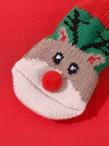 PETSIN 1 Pair Of Pet Christmas New Year Anti-Slip Socks, Christmas Anti-Slip Paw Pads, Anti-Slip And Stain Resistant, Dog Socks Christmas Supplies