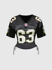 ROMWE Street Life 2件套街头风格运动针织短款上衣和抹胸